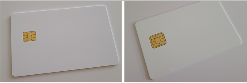 Printable Blank White SIM Card Style Contact IC Cards - Hotel Ving Card ...